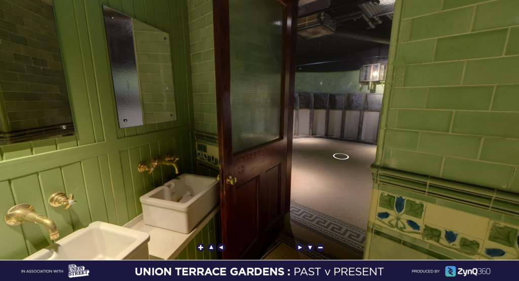 A look inside the Victorian toilets of Union Terrace Gardens, Aberdeen.